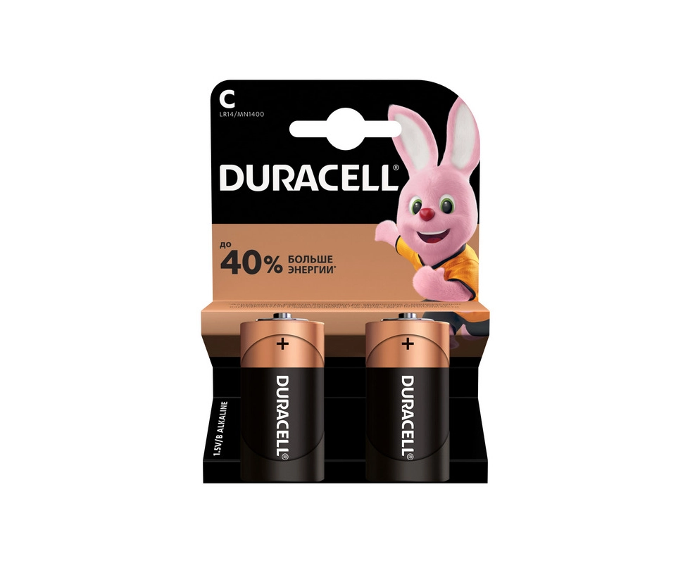 Купить Элемент питания DURACELL LR14/MN 1400 2BP                                                           