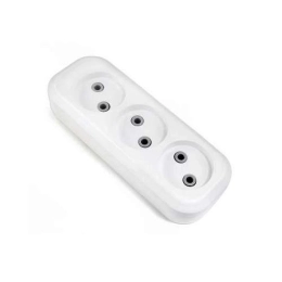 Купить Колодка LUXAR У3-0 3-местная без заземления                                                         