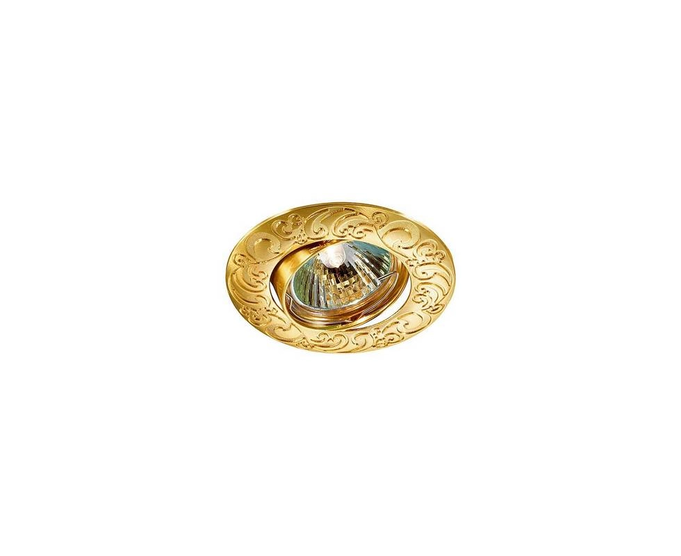 Купить Светильник NT12 149 золото встраиваемый ПВ IP20 GX5.3 50W 12V HENNA                                 