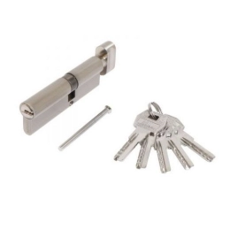 Купить Евроцилиндр с вертушкой Стандарт MAX 100мм  50х10х40В матовый никель                                