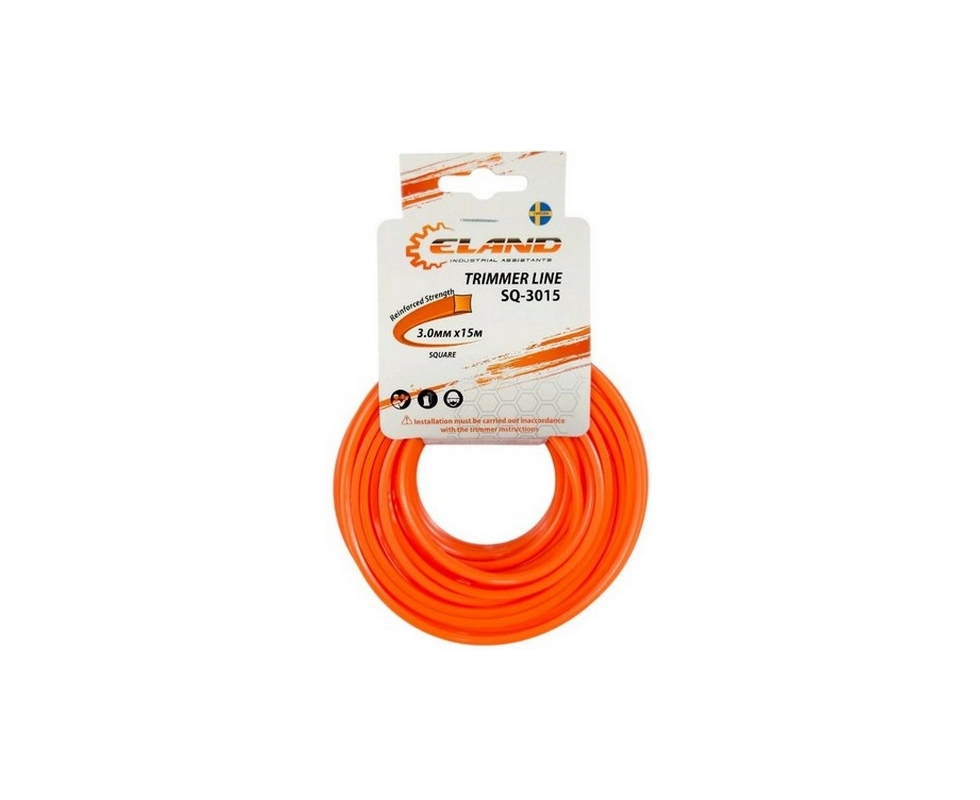 Купить Леска для триммера 3,0мм квадрат ELAND SQ-3015                                                      