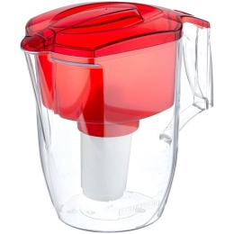 Купить Водоочиститель кувшин  Аквафор Гарри красный с дополнительным модулем                               