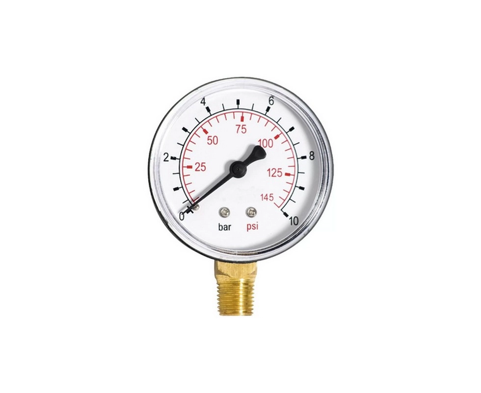 Купить Манометр особопрочный радиальный D 63 vv 1/4''                                                       