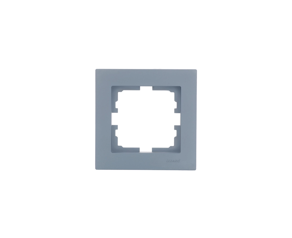 Купить Рамка 1 пост горизонтальная графит Lezard Vesna 742-3400-146                                        