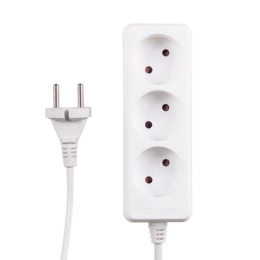 Купить Удлинитель 3 розетки 3 метра ПВС 2*0,75 POWERMAN                                                    