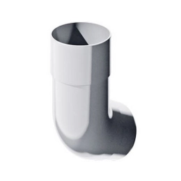 Купить Колено трубы 108 Поливент ТН белый                                                                  