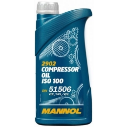 Купить Масло компрессорное минеральное MANNOL Compressor Oil  ISO 100 1л                                   