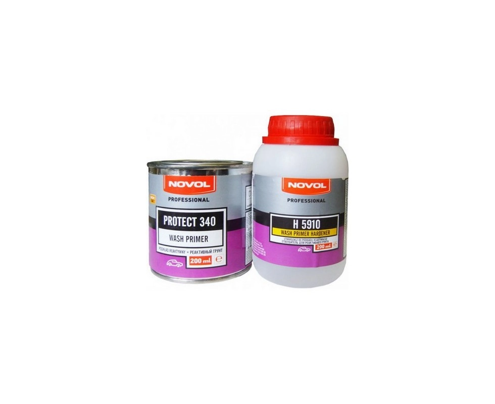Купить Грунт реактивный Protect 340 (1+1)  комплект 0,2+0,2л                                               