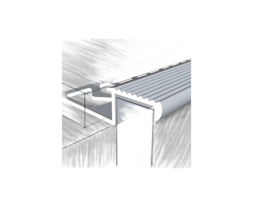 Купить Порог алюминиевый 352-01А серебро 2,5м                                                              