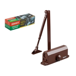 Купить Доводчик дверной гидравлический 40-80кг коричневый ВОЛАТ                                            