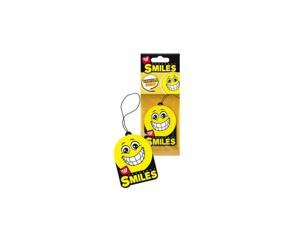 Купить Ароматизатор бумажный SMILES CAPPUCINO AND VANILLA т.м.FRESH WAY                                    