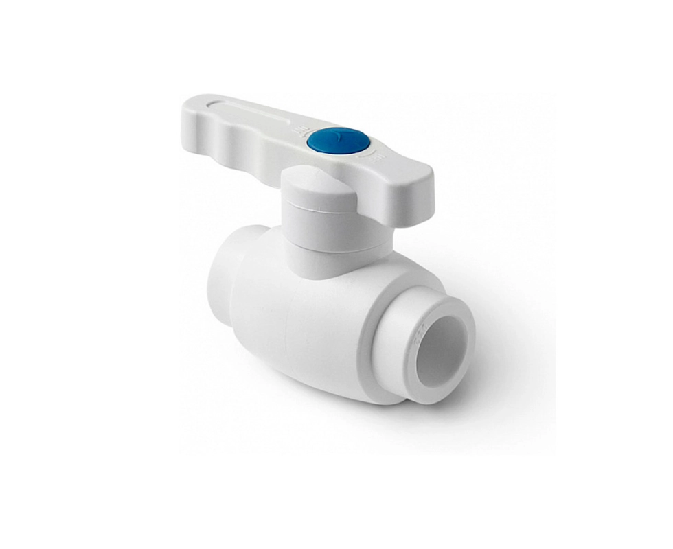 Купить Кран шаровый ПП 40 белый РосТурПласт 10577                                                          