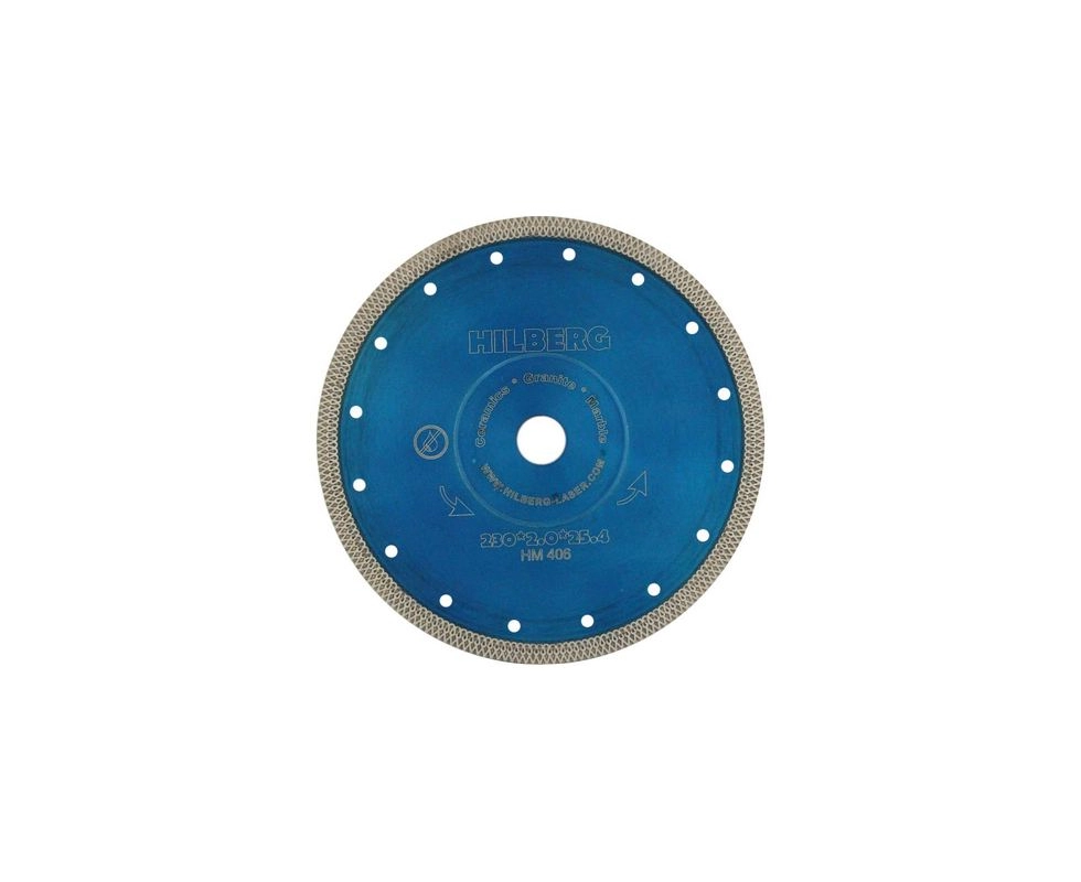 Купить Диск алмазный 230*25,4/22,23мм Hilberg Turbo ультратонкий X- тип HM406                              