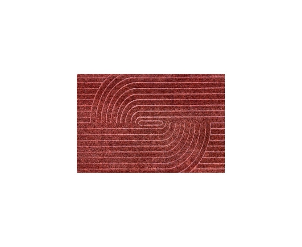 Купить Коврик придверный LINE MAT T 008 BLACK RED 43х75                                                    