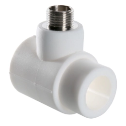 Купить Тройник PPR для подключения коллекторных соединителей 40х наружняя резьба 1/2                       