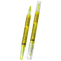 Купить Двухсторонний текстмаркер ErichKrause  Visioline V-16 Zoom Neon цвет чернил желтый 60820            