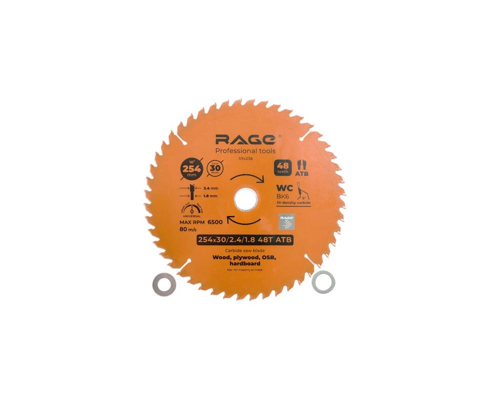 Купить Диск пильный 254мм Universal посадка 30+25 4/20/16 VIRA 594238                                      