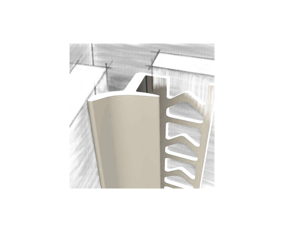 Купить Угол внутренний для плитки алюминиевый 357 06М шампань 2,7м                                         