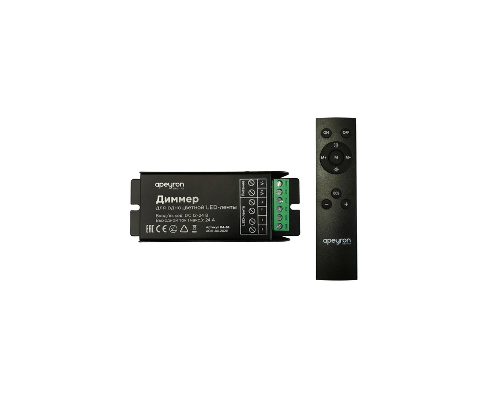 Купить Диммер 12/24В 288/576Вт пульт сенсорный 04-31 Apeyron                                               