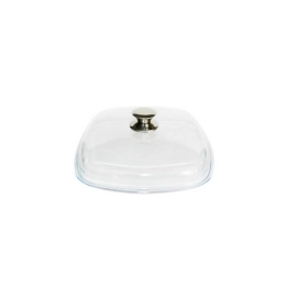 Купить Крышка из боросиликатного стекла 260х260мм с металлической ручкой Gi 260*260                        