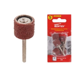 Купить Лента шлифовальная 13мм зерно 60 с держателем упаковка 5шт WORTEX                                   