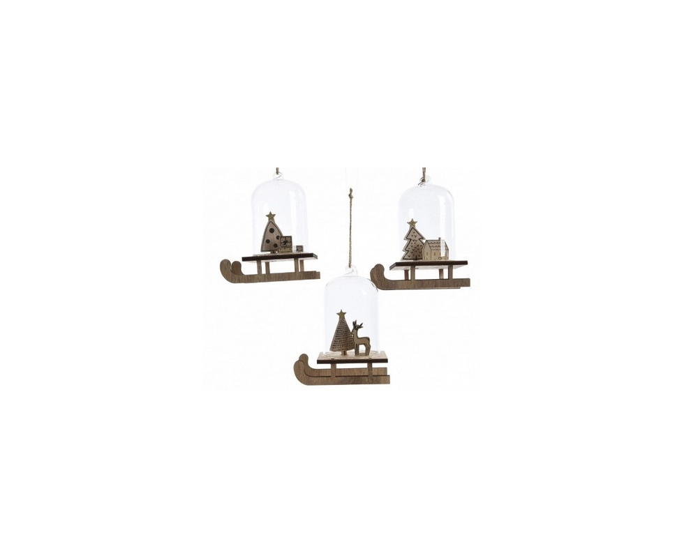 Купить Фигура новогодняя из дерева Сани 550411                                                             