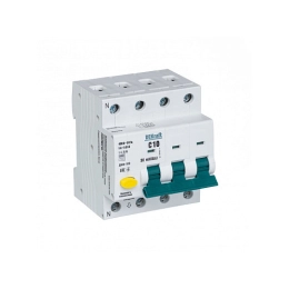 Купить Автомат дифференциальный 3Р+N 10A 30мА АС С ДИФ-103 DEKraft 16212                                   