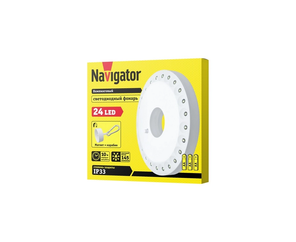 Купить Фонарь 94 948 NPT-CA06-3AAA кемпинг круг 48LED Navigator                                            