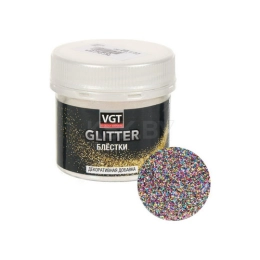 Купить Блестки PET GLITTER мультиколор 0,05кг VGT                                                          