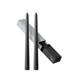 Купить Набор свечей столовых CALAVERA ALEGRE 255мм 2шт темно серый                                         