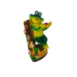 Купить Изделие из гипса лягушка со скрипкой                                                                