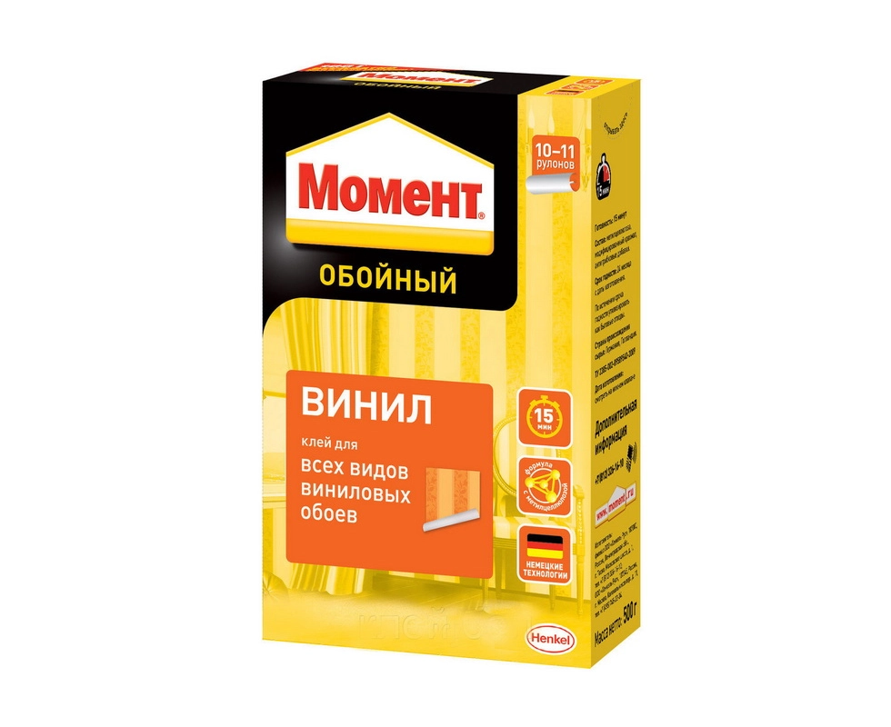 Купить Клей обойный Момент Винил 500 г                                                                     