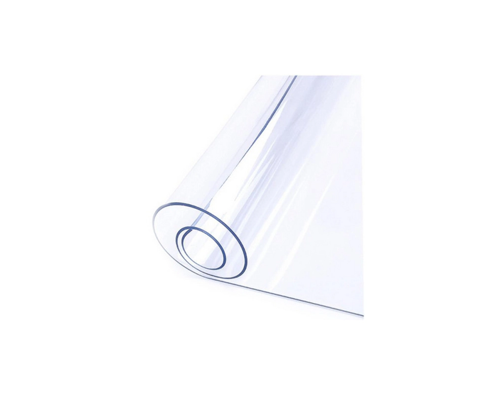 Купить Клеёнка столовая ПВХ Термо прозрачная Грэйс CR-08-60 без рисунка 0,8мм 0,6м                         