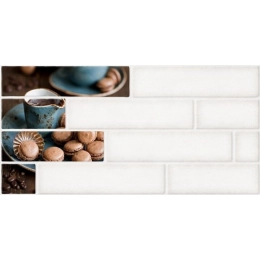 Купить Декор Берёзакерамика Брик 1 кремовая 300*600 мм                                                     