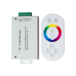 Купить Контроллер для светодиодной ленты с пультом белый 18А 12/24V LD56                                   