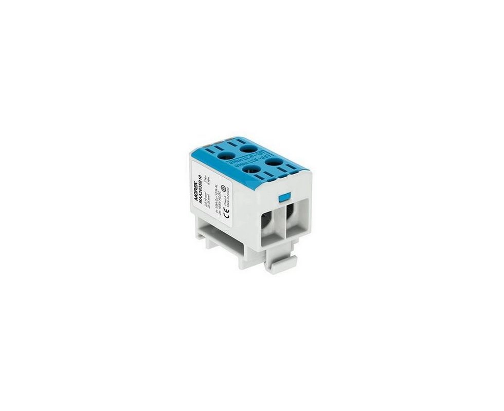 Купить Клемма Morek OTL35-2 синяя 2*Al Cu 2.5 35mm2 135 CU 120 AL A 1000V                                  
