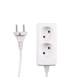 Купить Удлинитель 2 розетки 5 метров ПВС 2*0,75 POWERMAN                                                   