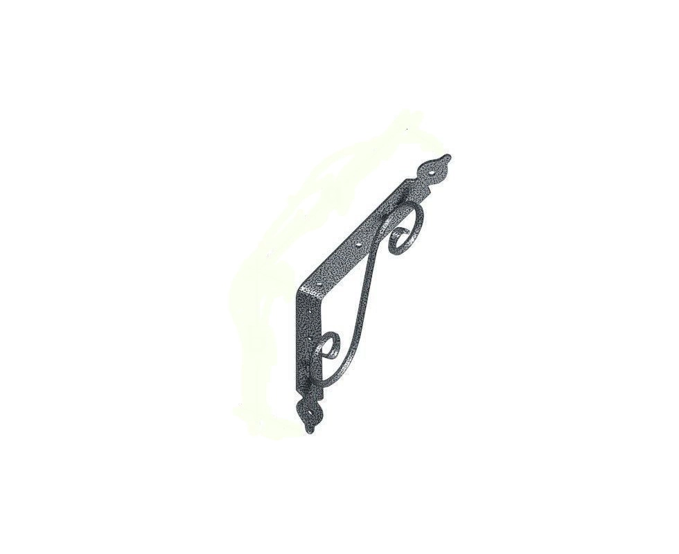 Купить Кронштейн декоративный 240х190мм черный мрамор                                                      