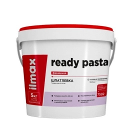 Купить Шпатлёвка белая ВП1 ПС ilmax ready pasta шпатлевка финишная 5кг                                     