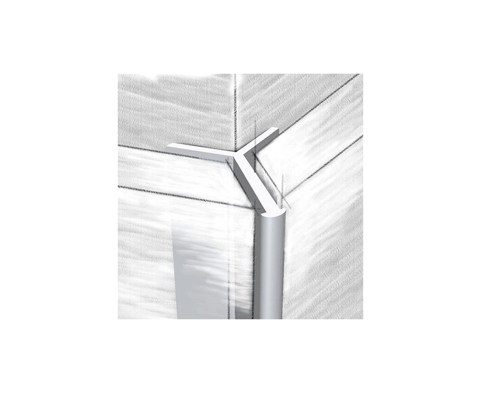 Купить Угол наружный для плитки 337 01М серебро 2,7м                                                       