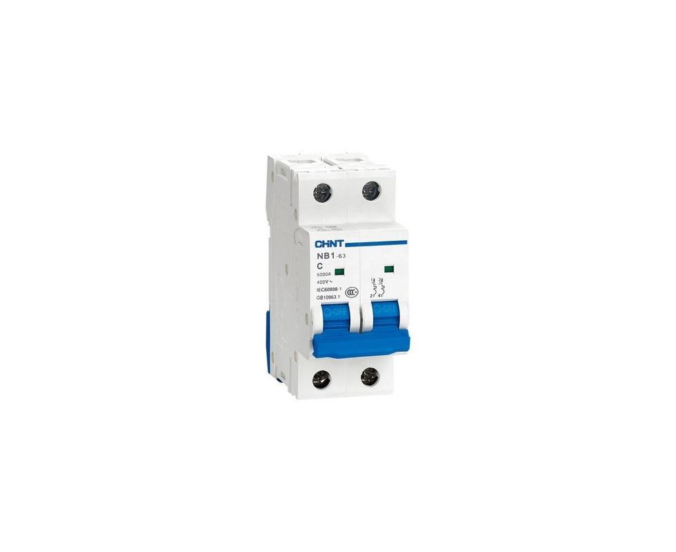 Купить Выключатель автоматический NB1-63 2P 16A 6кА C CHINT