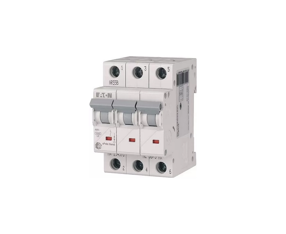 Купить Автоматический выключатель HL-C40/3 3P 16A хар-ка C 4.5kA 3M Eaton 194795                           