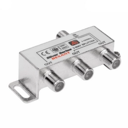 Купить Делитель антенный F типа на 3 TV+F разъемы 5-1000МГц REXANT                                         