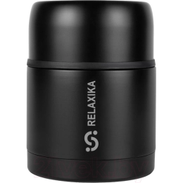Купить Термос для еды 500 мл Relaxika 301 широкое горло чёрный                                             