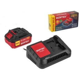 Купить Набор аккумулятор 4 А*ч и зарядное устройство 1х2 А WORTEX ALL1                                     