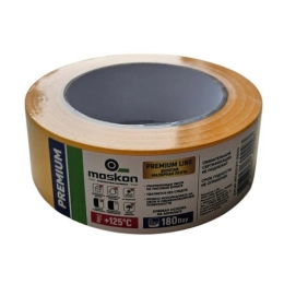 Купить Лента PREMIUM LINE малярная влагостойкая из рисовой бумаги золотая 105мкм 38ммх50м                  