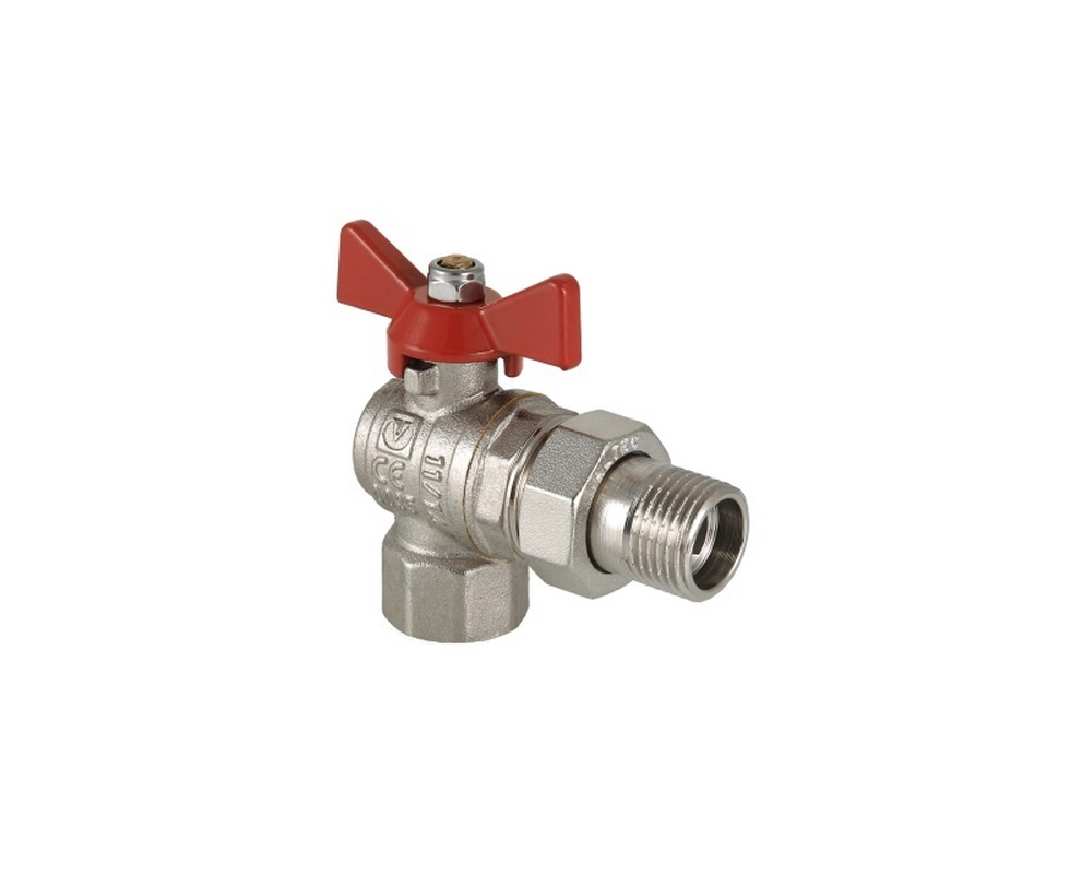 Купить Кран шаровый BASE угловой с полусгоном 3/4'' внутренняя-наружная резьба Valtec                       
