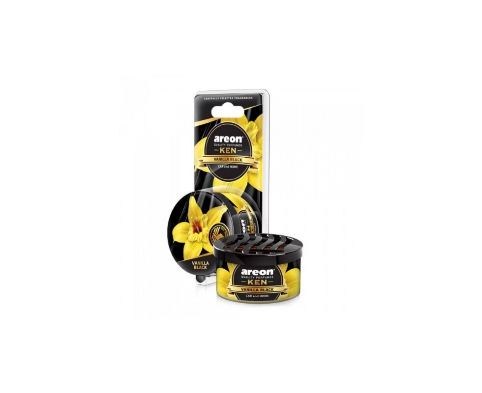 Купить Ароматизатор воздуха Areon KEN Blister Vanilla Black                                                