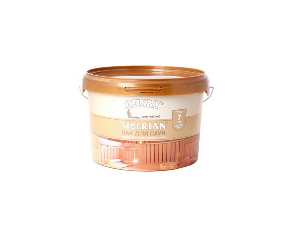 Купить Лак акриловый для саун HUSKY Siberian 2,5л                                                          