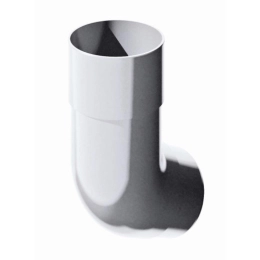 Купить Колено трубы ПВХ 135 градусов белое Поливент                                                        